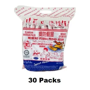 33831a96cd10bf9061af06dd4e56b7e8.webp 30 Packs Popo Fish Muruku Spicy Chicken Flavour 12g