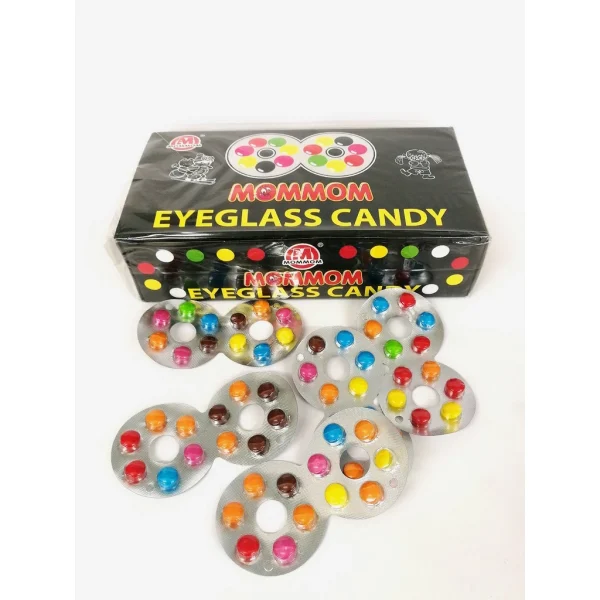 40 Pcs Childhood Mommom Eyeglass Chocolate Candy 320g