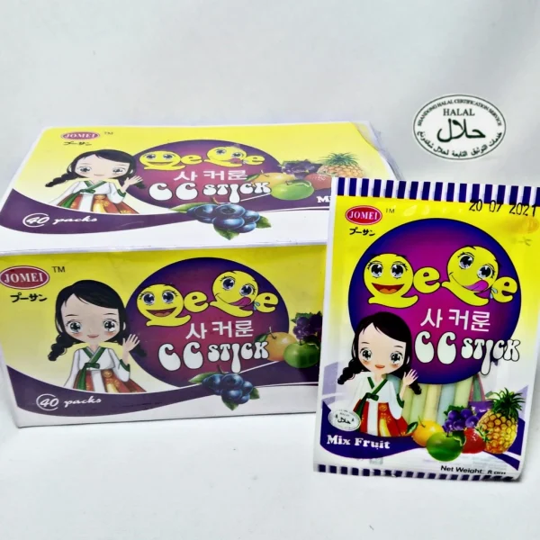 40 Packs Jomei CC Stick CC Sticks Mix Fruit Powder Candy