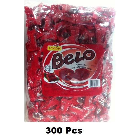 300 Pcs Belo Center Filled Chocolate Chewy Candy