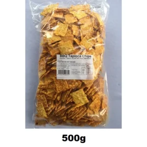 500g BBQ Curry Powder Tapioca Chips