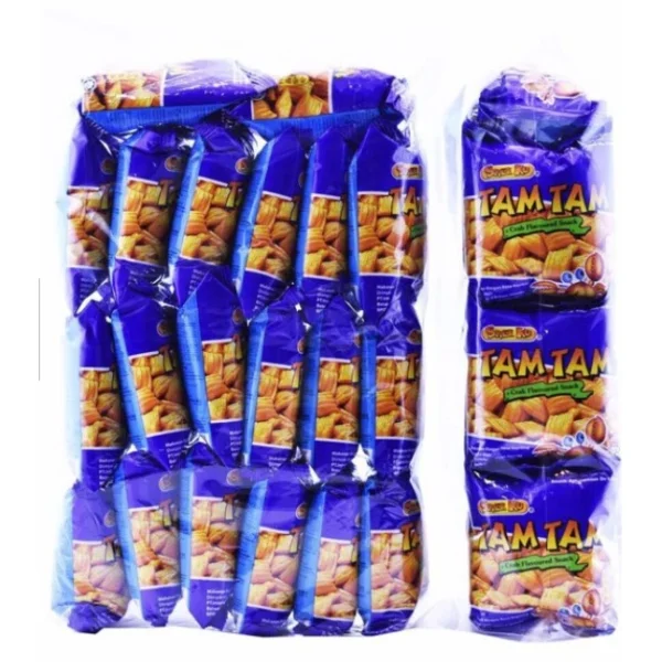 c463acd8f80578d9933e177af4080a7a.webp 40 Packs Tam Tam Crab Flavoured Snack 20g Each