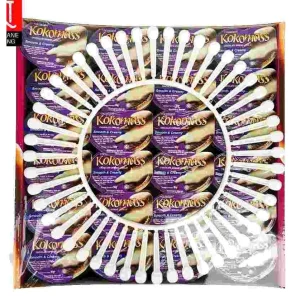 dca9045f34effb348c19110f7f6e7190.webp 48 Pcs Kokomass Chocolate Black White Spread 10g Each
