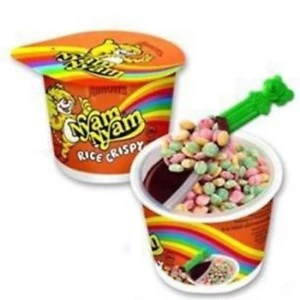 3 Cups Arnotts Nyam Nyam Rice Crispy 18g Each