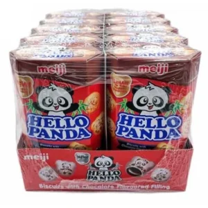 10 Boxes Meiji Hello Panda Chocolate Biscuit 43g Each